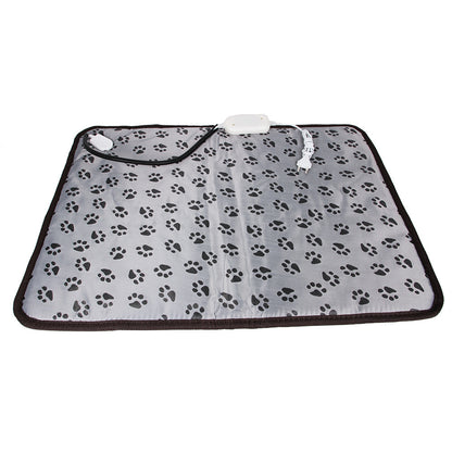 Pet Heating Pad For Dog Cat Heat Mat Indoor Electric Waterproof Dog Heated Pad With Chew Resistant Cord Winter Pet Blanket Warmer Trendify Shops