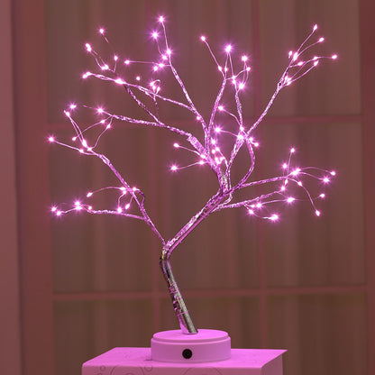 Christmas Decoration Night Light LED Pearl Tree Light Starry Touch Light Pet Essentials-6