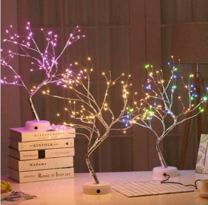 Christmas Decoration Night Light LED Pearl Tree Light Starry Touch Light Pet Essentials-6