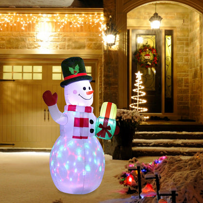 Christmas LED Lights Glowing Santa Tree Snowman Inflatable Doll Outdoor Yard Garden Decor Pet Essentials-6