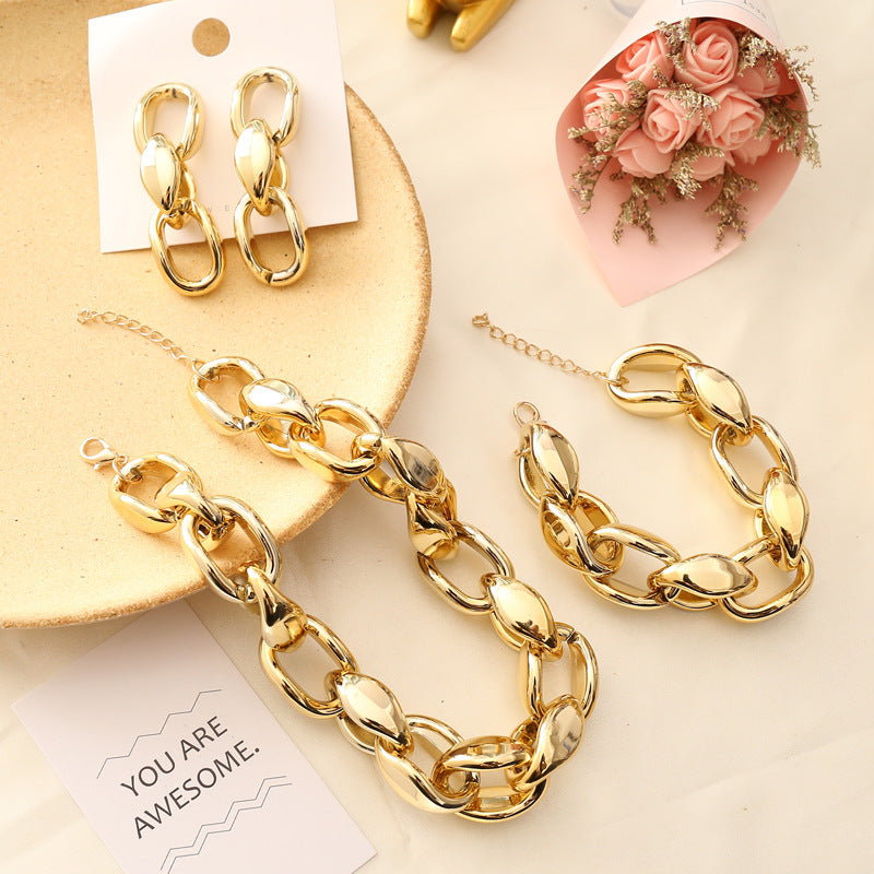 Exaggerated Personality Necklace Women Fashion Trendy Nightclub Items Pet Essentials-6