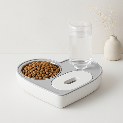 2-in-1 Dog & Cat Feeder Station Pet Essentials-6