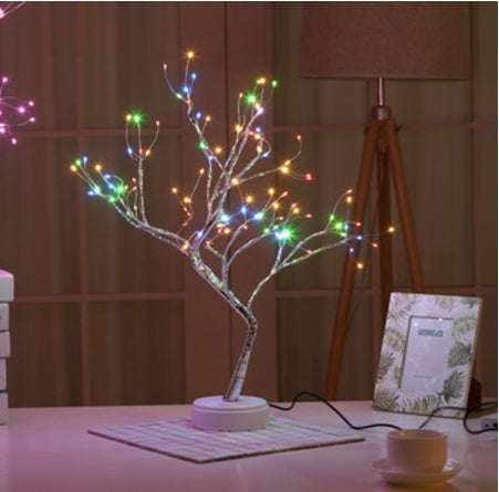 Christmas Decoration Night Light LED Pearl Tree Light Starry Touch Light Pet Essentials-6