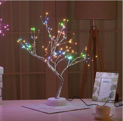 Christmas Decoration Night Light LED Pearl Tree Light Starry Touch Light Pet Essentials-6