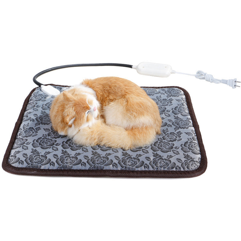 Pet Heating Pad For Dog Cat Heat Mat Indoor Electric Waterproof Dog Heated Pad With Chew Resistant Cord Winter Pet Blanket Warmer Trendify Shops