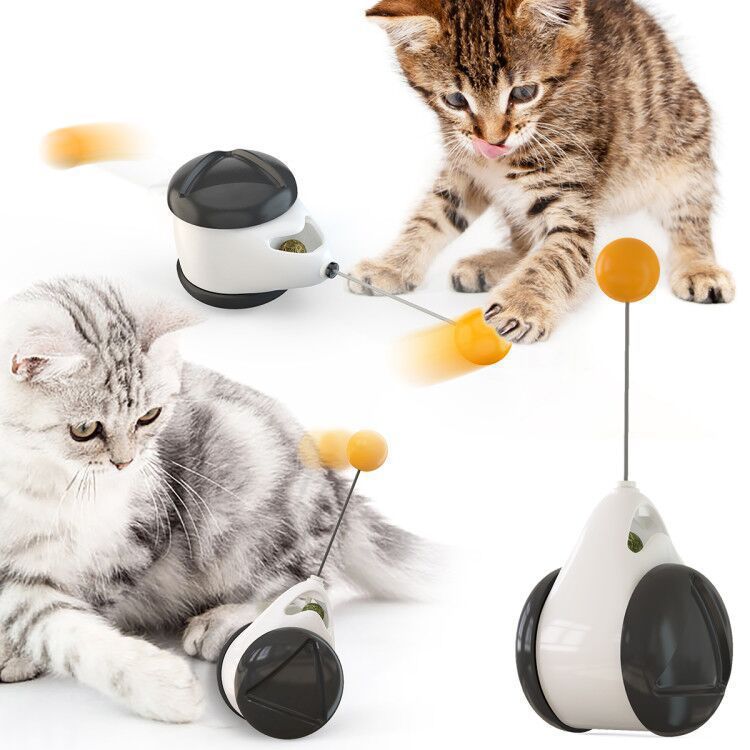 Electric Automatic Lifting Motion Cat Toy Interactive Puzzle Smart Pet Cat Teaser Ball Pet Supply Lifting Toys Pet Essentials-6