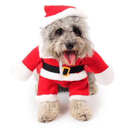Pet Christmas Decoration Costume Pet Standing Costume Pet Essentials-6