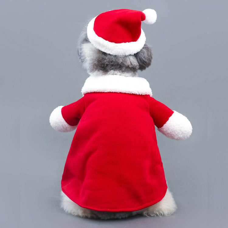 Pet Christmas Decoration Costume Pet Standing Costume Pet Essentials-6
