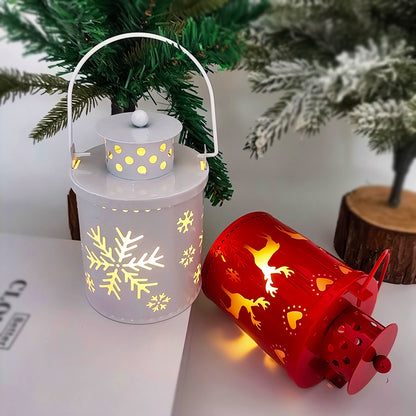 Christmas Candle Lights LED Small Lanterns Wind Lights Electronic Candles Nordic Style Creative Holiday Decoration Decorations Pet Essentials-6