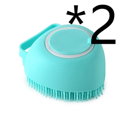 Silicone Dog Bath Massage Gloves Brush Pet Cat Bathroom Cleaning Tool Comb Brush For Dog Can Pour Shampoo Dog Grooming Supplies Pet Essentials-6