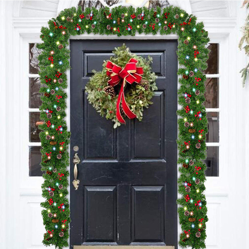 Cane Artificial Christmas Wreath Outdoor Pine Wreath Pet Essentials-6