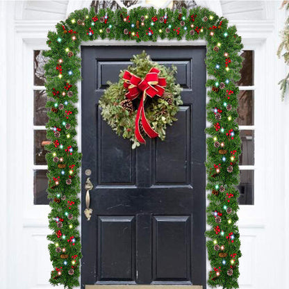 Cane Artificial Christmas Wreath Outdoor Pine Wreath Pet Essentials-6