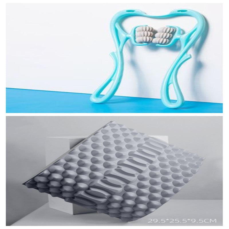 Multifunctional Manual Six-wheel Neck Massager Massage Relieve Roller Massage Tool Pet Essentials-6