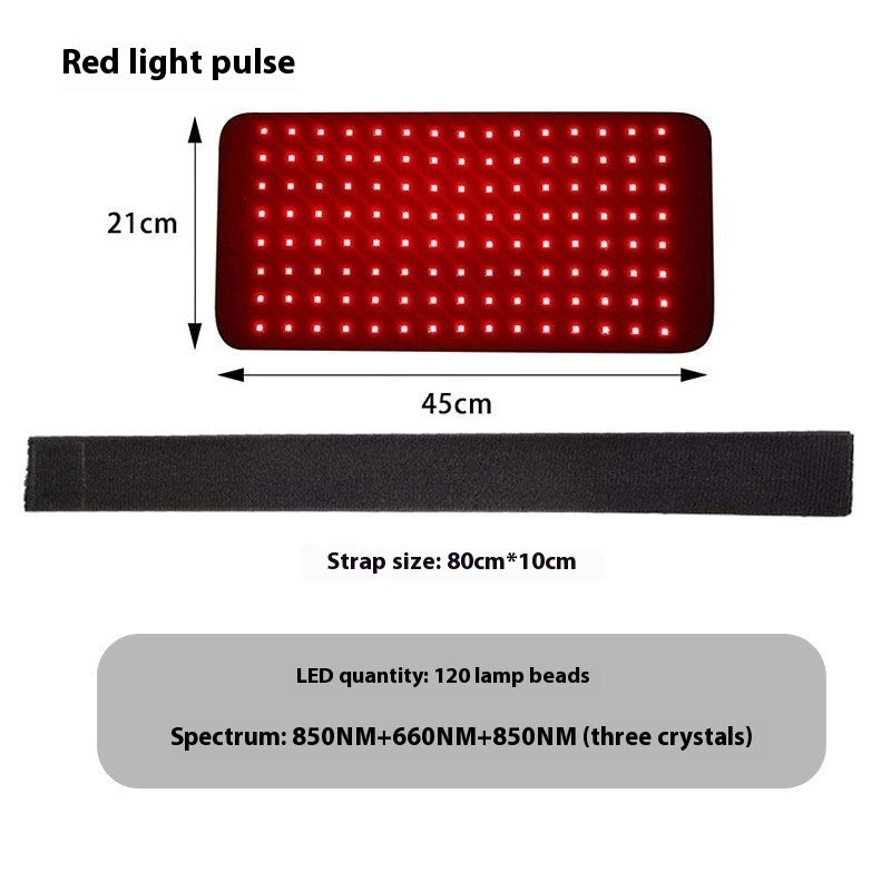 LED Red Light Physiotherapy Waist Support Red Light Belt Heating Trendify Shops