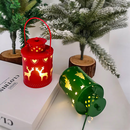 Christmas Candle Lights LED Small Lanterns Wind Lights Electronic Candles Nordic Style Creative Holiday Decoration Decorations Pet Essentials-6
