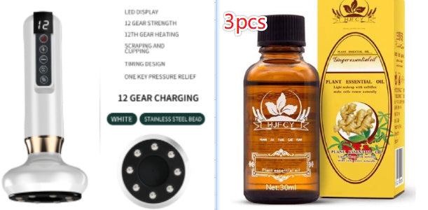 Electric Vacuum Cupping Massager For Body Anti-Cellulite Suction Cup Gua Sha Massage Body Cups Guasha Fat Burning Slimming Jars Pet Essentials-6