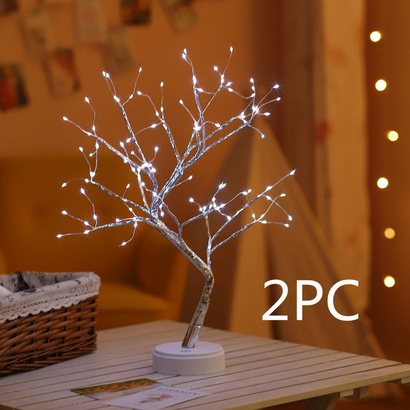 Christmas Decoration Night Light LED Pearl Tree Light Starry Touch Light Pet Essentials-6