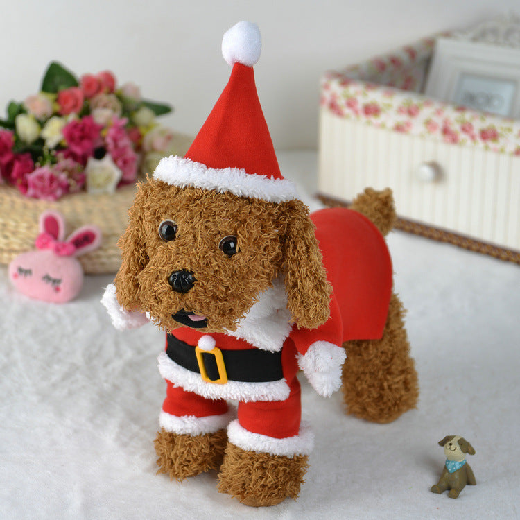 Pet Christmas Decoration Costume Pet Standing Costume Pet Essentials-6