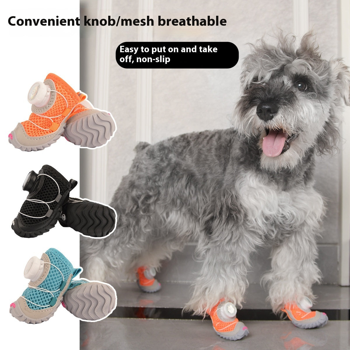 Dog Shoes Dog Shoes Soft Bottom Thin Small Dog Dog Shoes Pet Essentials-6