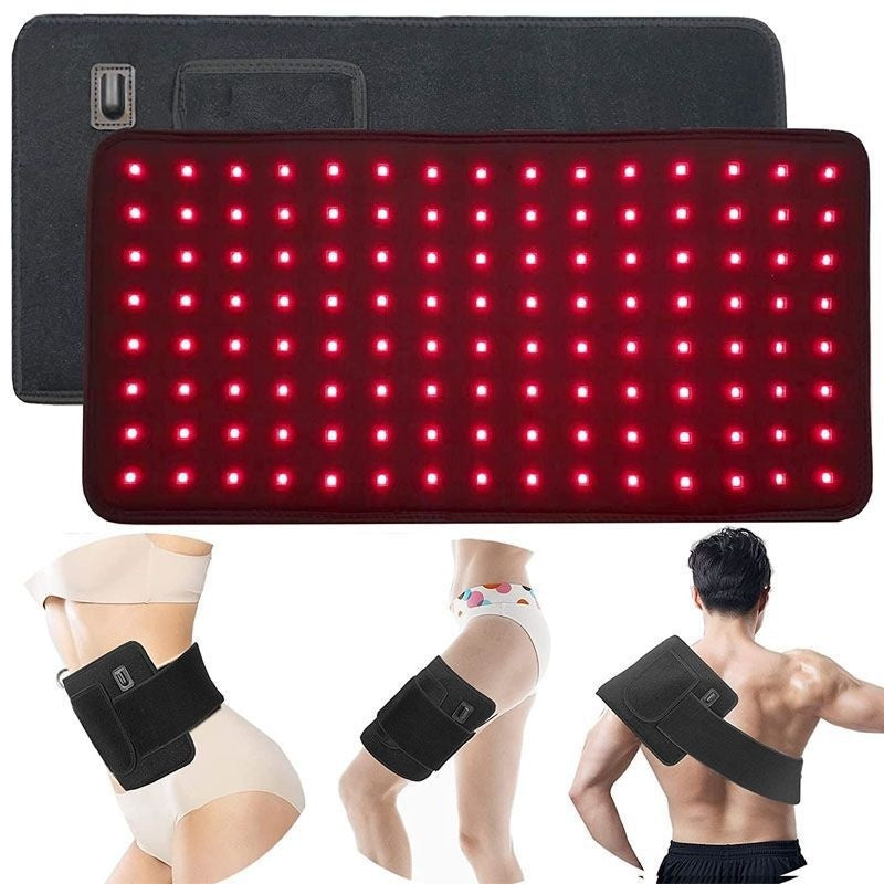 LED Red Light Physiotherapy Waist Support Red Light Belt Heating Trendify Shops