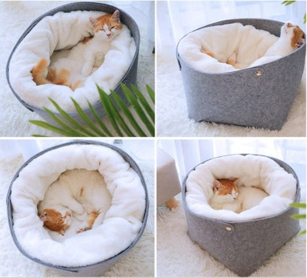 Cozy Pet Bed Pet Essentials-6