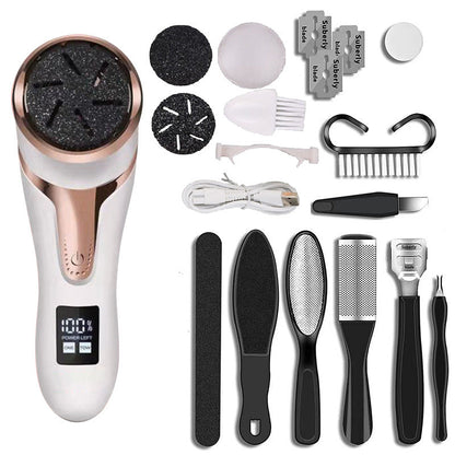 LCD Digital Display Electric Vacuum Cleaner Foot Scrubber Exfoliating Pedicure Beauty Supplies Gadgets Trendify Shops