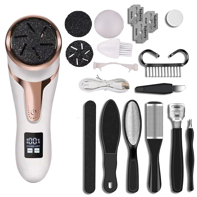 LCD Digital Display Electric Vacuum Cleaner Foot Scrubber Exfoliating Pedicure Beauty Supplies Gadgets Trendify Shops