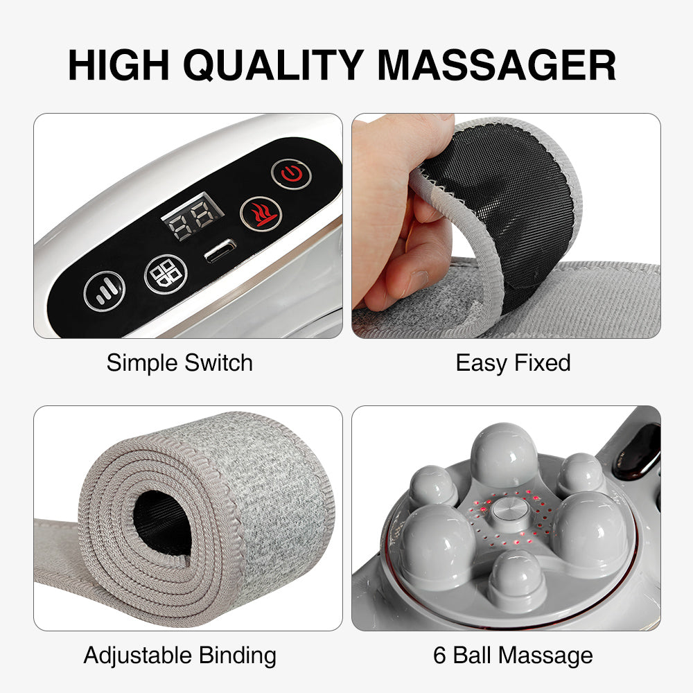 Automatic Abdominal Massager Multiple-use For Waist And Abdomen Back Neck And Legs 3 Modes Pet Essentials-6