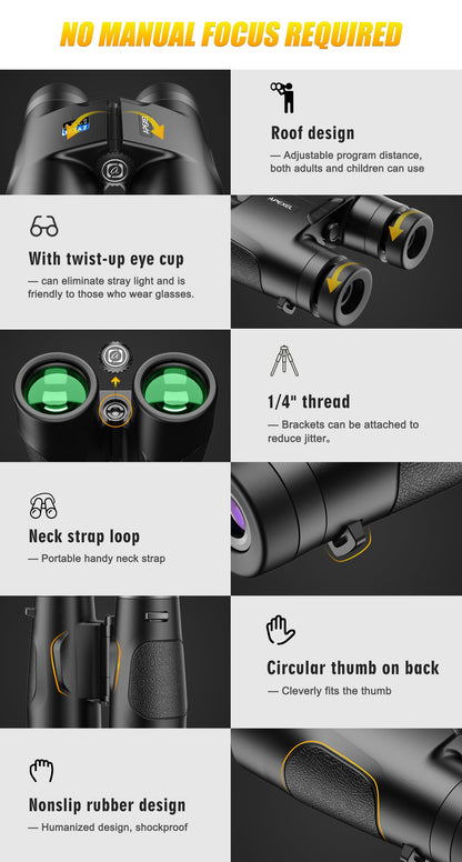 Civilian 10x42 Autofocus Telescope Binoculars Pet Essentials-6