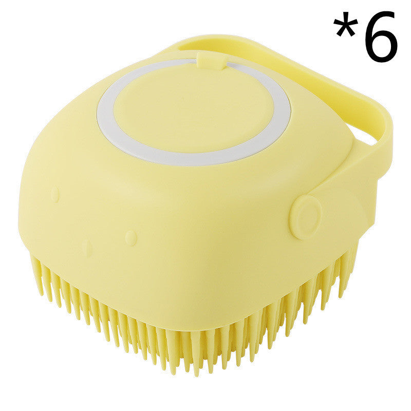 Silicone Dog Bath Massage Gloves Brush Pet Cat Bathroom Cleaning Tool Comb Brush For Dog Can Pour Shampoo Dog Grooming Supplies Pet Essentials-6