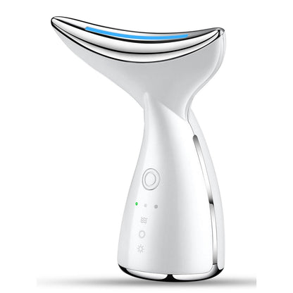 Face And Neck Tightening Device, Firm And Tightens Sagging Skin Face Neck Massager, Beauty Facial Massager For Women And Men - White Pet Essentials-6