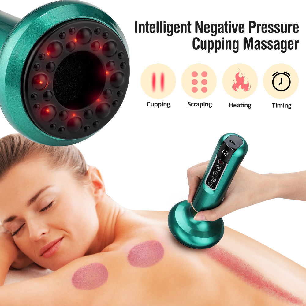 Electric Vacuum Cupping Massager For Body Anti-Cellulite Suction Cup Gua Sha Massage Body Cups Guasha Fat Burning Slimming Jars Pet Essentials-6