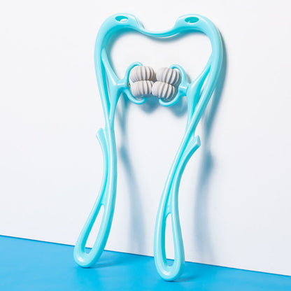 Multifunctional Manual Six-wheel Neck Massager Massage Relieve Roller Massage Tool Pet Essentials-6