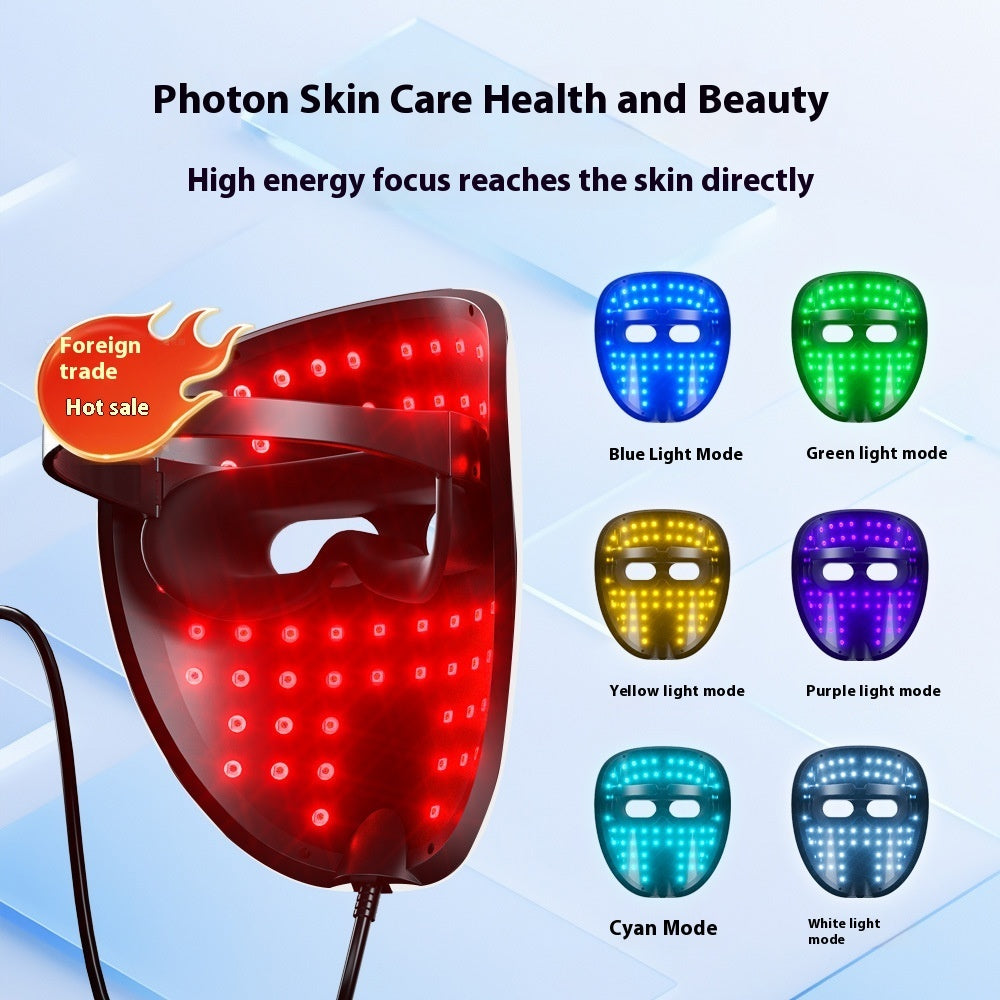 Rechargeable Mask Face LED Color Light Domestic Beauty Apparatus Pet Essentials-6