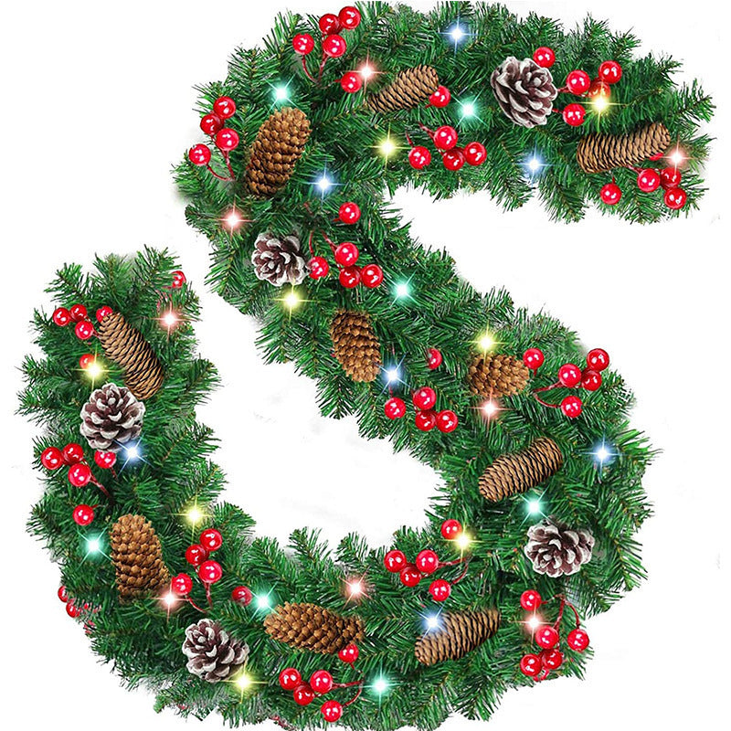 Cane Artificial Christmas Wreath Outdoor Pine Wreath Pet Essentials-6
