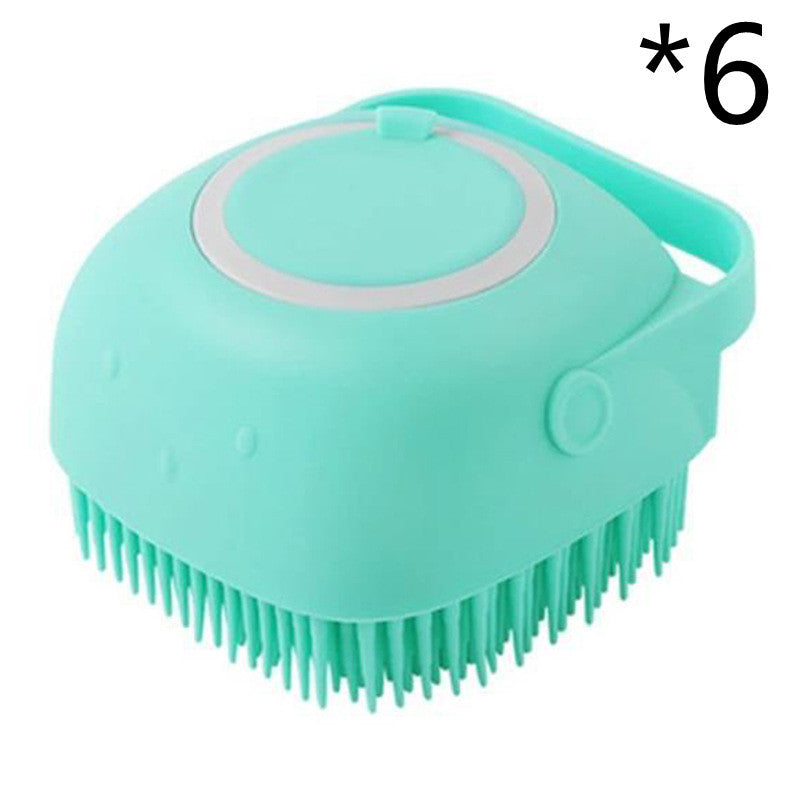 Silicone Dog Bath Massage Gloves Brush Pet Cat Bathroom Cleaning Tool Comb Brush For Dog Can Pour Shampoo Dog Grooming Supplies Pet Essentials-6