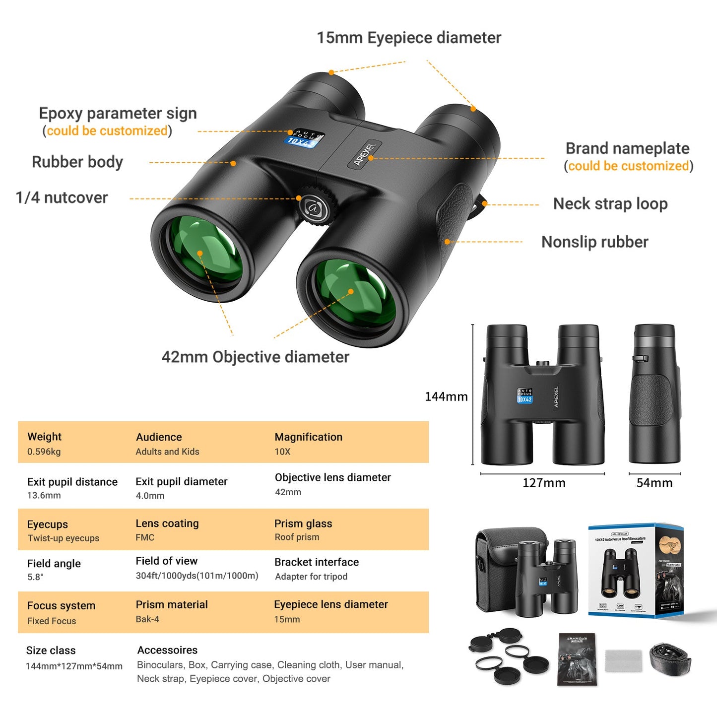 Civilian 10x42 Autofocus Telescope Binoculars Trendify Shops