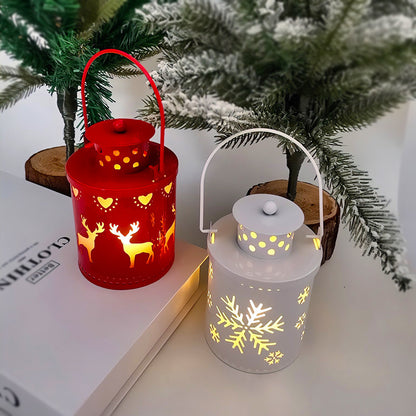 Christmas Candle Lights LED Small Lanterns Wind Lights Electronic Candles Nordic Style Creative Holiday Decoration Decorations Pet Essentials-6