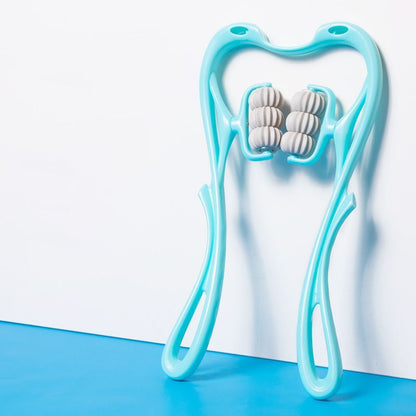 Multifunctional Manual Six-wheel Neck Massager Massage Relieve Roller Massage Tool Pet Essentials-6