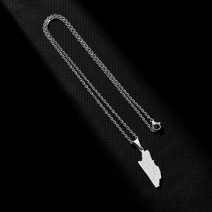 European And American Fashion Belizean Map And City Pendant Items Pet Essentials-6