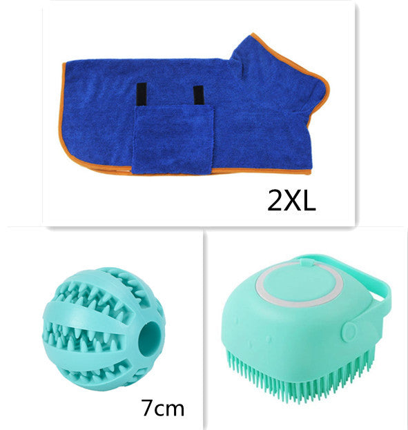 Silicone Dog Bath Massage Gloves Brush Pet Cat Bathroom Cleaning Tool Comb Brush For Dog Can Pour Shampoo Dog Grooming Supplies Pet Essentials-6