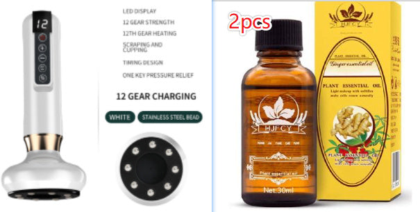 Electric Vacuum Cupping Massager For Body Anti-Cellulite Suction Cup Gua Sha Massage Body Cups Guasha Fat Burning Slimming Jars Pet Essentials-6