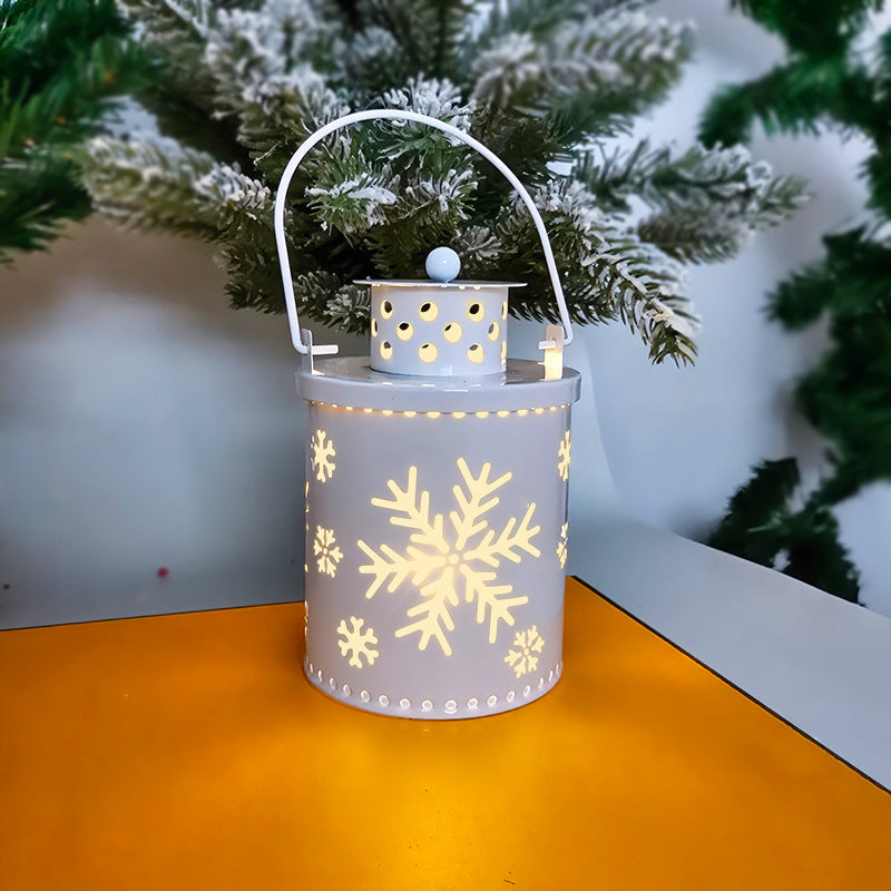 Christmas Candle Lights LED Small Lanterns Wind Lights Electronic Candles Nordic Style Creative Holiday Decoration Decorations Pet Essentials-6